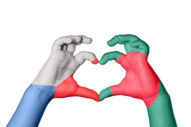 Çek Cumhuriyeti Bangladeş Kalbi, El hareketi kalp yapma, Kırpma Yolu