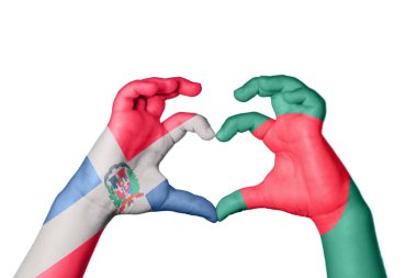 Dominik Cumhuriyeti Bangladeş Kalbi, El hareketi kalp yapma, Kırpma Yolu