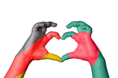 Almanya Bangladeş Kalbi, El hareketi kalp yapma, Kırpma Yolu