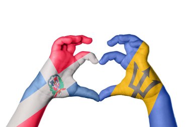 Dominik Cumhuriyeti Barbados Kalbi, El hareketi kalp yapma, Kırpma Yolu