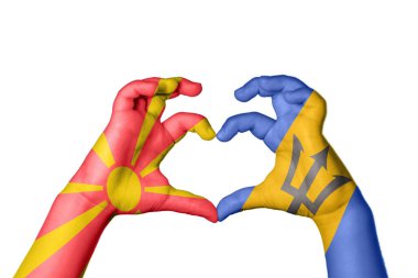 Kuzey Makedonya Barbados Kalbi, El hareketi kalp yaptı, Kırpma Yolu