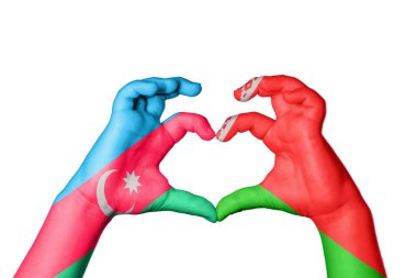 Azerbaycan Belarus Kalbi, El hareketi kalp yapma, Kırpma Yolu