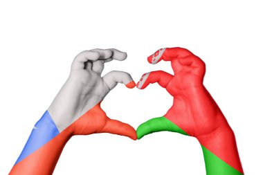 Şili Belarus Kalbi, El hareketi kalp yapma, Kırpma Yolu