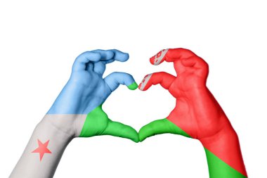 Cibuti Belarus Kalbi, El hareketi kalp yapma, Kırpma Yolu