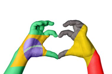 Brezilya Belçika Kalbi, El hareketi kalp yapma, Kırpma Yolu