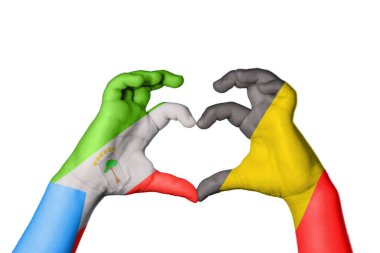 Ekvator Ginesi Belçika Kalbi, El hareketi kalp yapma, Kırpma Yolu