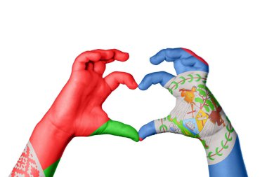 Belarus Belize Kalbi, El hareketi kalp yapma, Kırpma Yolu