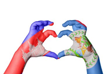 Kamboçya Belize Kalbi, El hareketi kalp yapmak, Kırpma Yolu