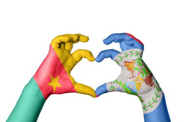 Kamerun Belize Kalbi, El hareketi kalp yapma, Kırpma Yolu