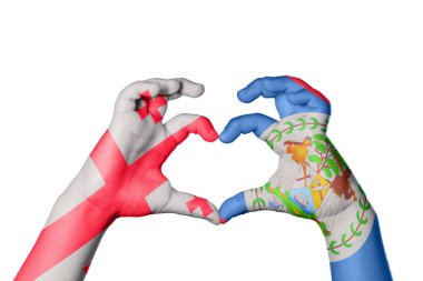 Georgia Belize Kalbi, El hareketi kalp yapma, Kırpma Yolu