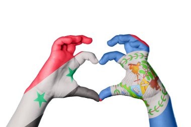 Suriye Belize Kalbi, El hareketi kalp yapma, Kırpma Yolu