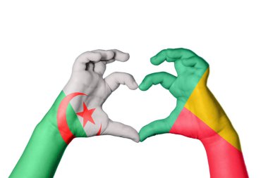 Cezayir Benin Kalbi, El hareketi kalp yapma, Kırpma Yolu