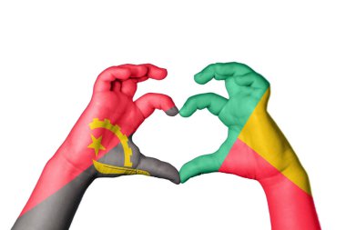 Angola Benin Kalbi, El hareketi kalp yapma, Kırpma Yolu