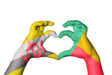 Brunei Benin Heart, El hareketi kalp yapma, Kırpma Yolu