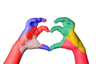 Kamboçya Benin Heart, El hareketi kalp yapmak, Kırpma Yolu