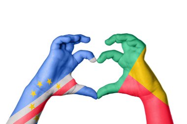 Cape Verde Benin Heart, el hareketi kalp yapma, Kırpma Yolu
