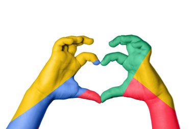 Kolombiya Benin Kalbi, El hareketi kalp yapma, Kırpma Yolu