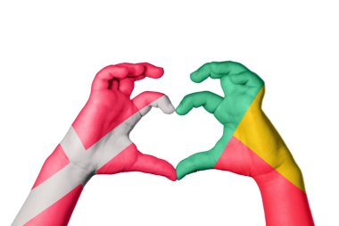 Danimarka Benin Kalbi, El hareketi kalp yapma, Kırpma Yolu