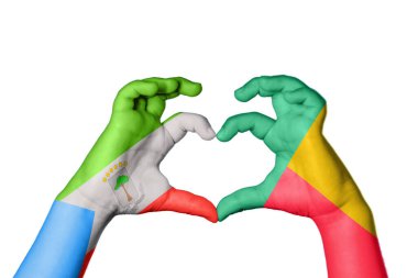 Ekvator Ginesi Benin Kalbi, El hareketi kalp yapma, Kırpma Yolu