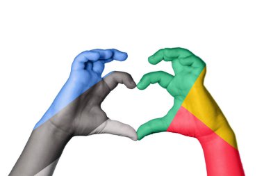 Estonya Benin Heart, El hareketi kalp yapma, Kırpma Yolu