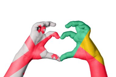 Georgia Benin Heart, El hareketi kalp yapma, Kırpma Yolu