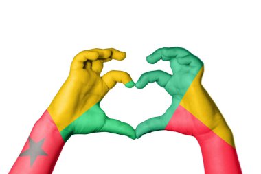 Gine Bissau Benin Kalbi, El hareketi kalp yapma, Kırpma Yolu