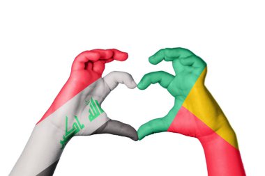 Irak Benin Kalbi, El hareketi kalp yapmak, Kırpma Yolu