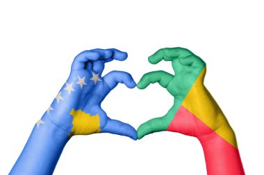 Kosova Benin Kalbi ve El hareketi kalp yaptı, Yol Kesme