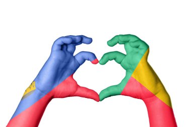 Lihtenştayn Benin Heart, El hareketi kalp yapma, Kırpma Yolu