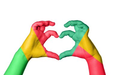 Mali Benin Heart, El hareketi kalp yapma, Kırpma Yolu