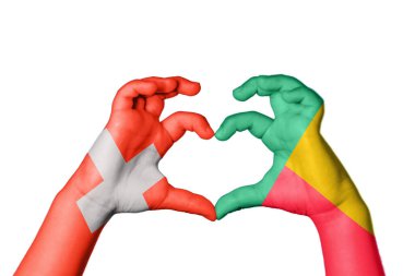 İsviçre Benin Kalbi, El hareketi kalp yapma, Kırpma Yolu