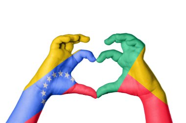 Venezuela Benin Heart, El hareketi kalp yapma, Kırpma Yolu