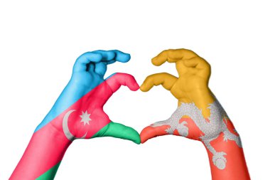 Azerbaycan Bhutan Kalbi, El hareketi kalp yapma, Kırpma Yolu