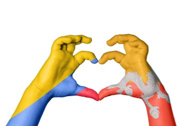 Kolombiya Bhutan Kalbi, El hareketi kalp yapma, Kırpma Yolu