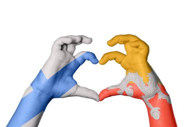 Finlandiya Bhutan Kalbi, El hareketi kalp yapma, Kırpma Yolu