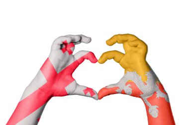 Georgia Bhutan Kalbi, El hareketi kalp yapma, Kırpma Yolu