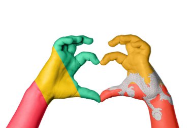 Gine Bhutan Kalbi, El hareketi kalp yapmak, Kırpma Yolu