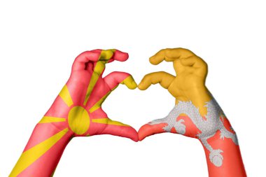 Kuzey Makedonya Bhutan Kalbi, El hareketi, kalp yapma, Kırpma Yolu