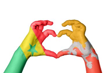 Senegal Bhutan Kalbi, El hareketi kalp yapma, Kırpma Yolu