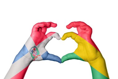 Dominik Cumhuriyeti Bolivya Kalbi, El hareketi kalp yapma, Kırpma Yolu