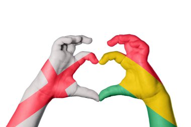 İngiltere Bolivya Kalbi, El hareketi kalp yapma, Kırpma Yolu