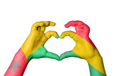 Gine Bissau Bolivya Kalbi, El hareketi kalp yapma, Kırpma Yolu