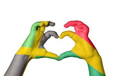 Jamaika Bolivya Kalbi, El hareketi kalp yapma, Kırpma Yolu