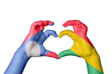 Laos Bolivya Kalbi, El hareketi kalp yapma, Kırpma Yolu