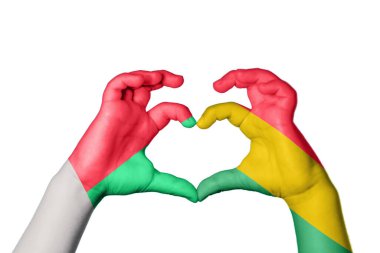 Madagaskar Bolivya Kalbi, El hareketi kalp yapma, Kırpma Yolu