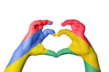 Mauritius Bolivya Kalbi, El hareketi kalp yapma, Kırpma Yolu