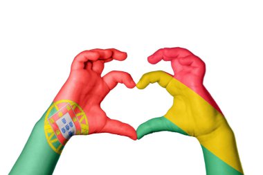 Portekiz Bolivya Kalbi, El hareketi kalp yapma, Kırpma Yolu