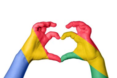 Romanya Bolivya Kalbi, El hareketi, kalp yapma, Kırpma Yolu