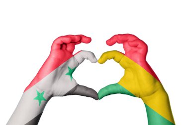 Suriye Bolivya Kalbi, El hareketi kalp yapma, Kırpma Yolu