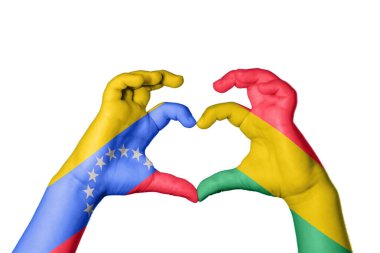 Venezuela Bolivya Kalbi, El hareketi kalp yapma, Kırpma Yolu